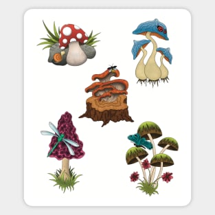 Mushroom Whimsy Collection Magnet